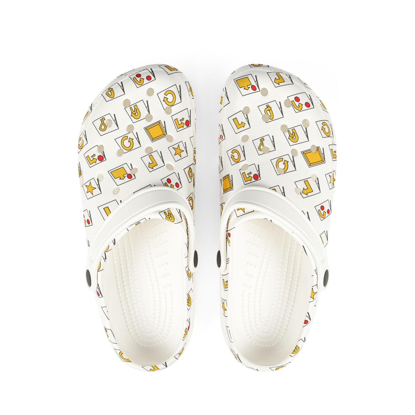 Rally Obedience | EVA Foam Clogs Crocs Shoes in White Black Purple and Dusky Blue