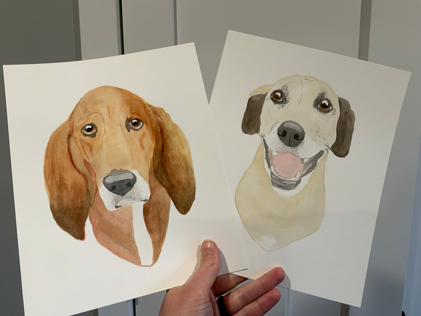 Single Pet or Multi-Pet Portrait 8X10" Paper