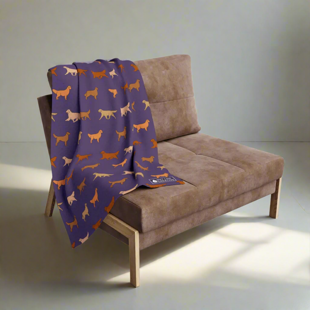 Golden Retriever Arctic Fleece Blanket
