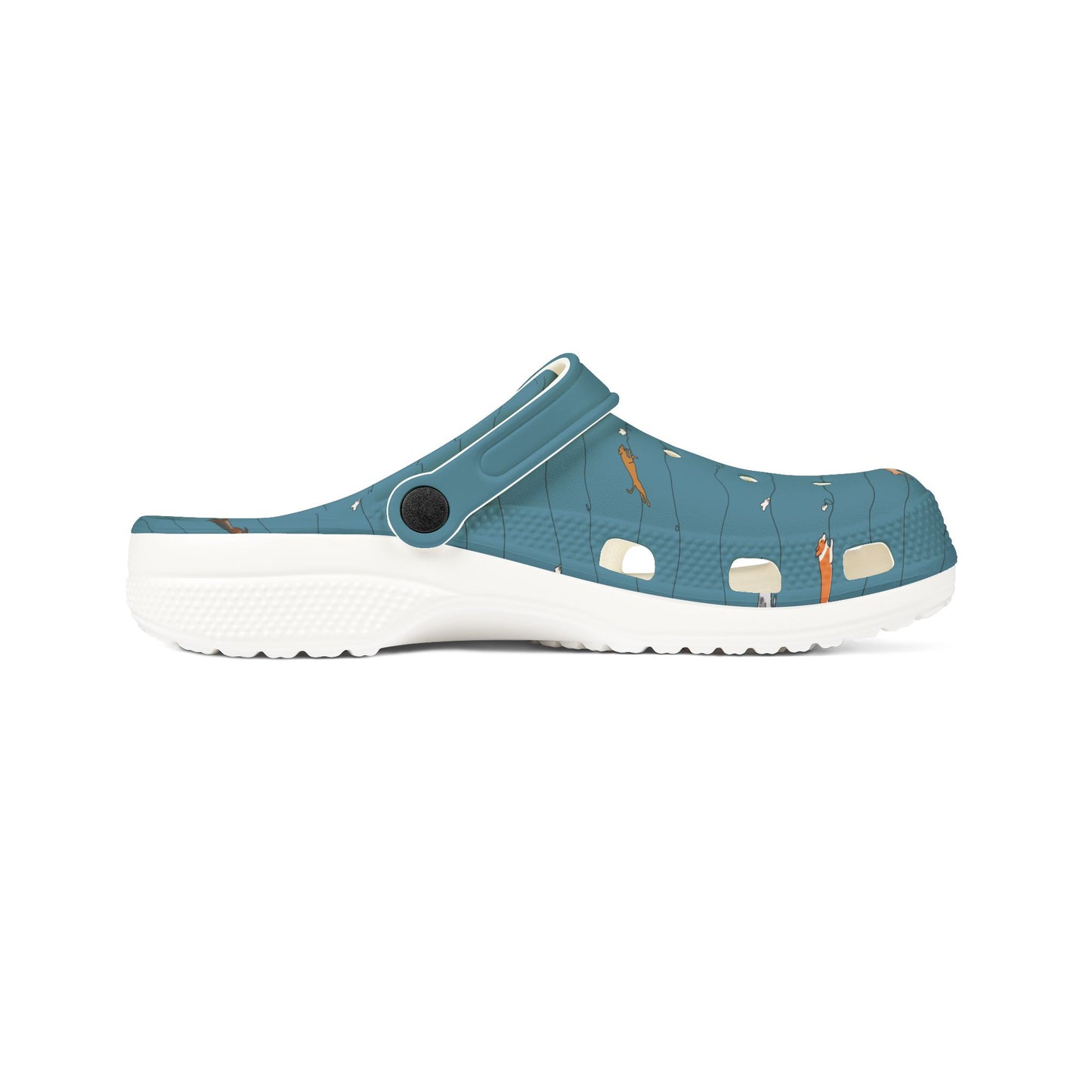 FASTcat Lure Coursing | EVA Foam Clogs Crocs Shoes in White, Gray, Lavender and Dusky Blue