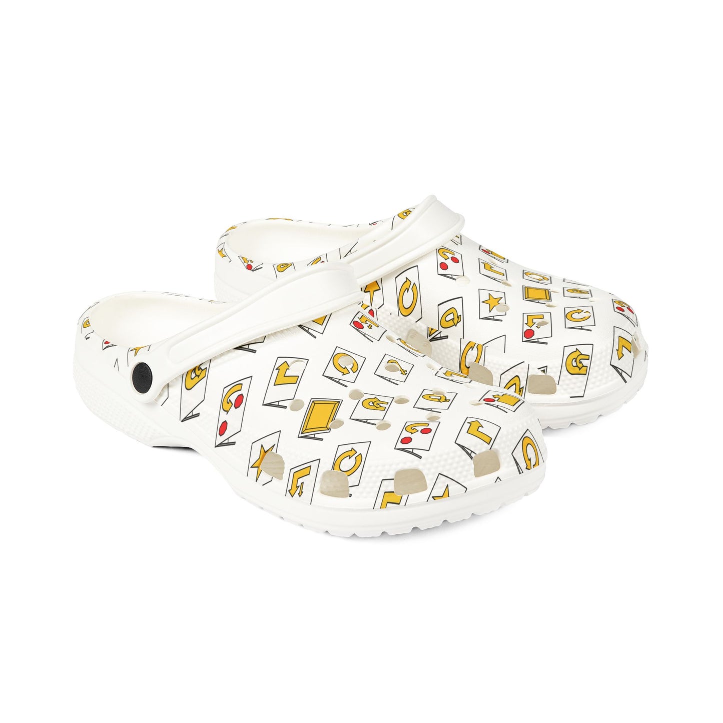 Rally Obedience | EVA Foam Clogs Crocs Shoes in White Black Purple and Dusky Blue