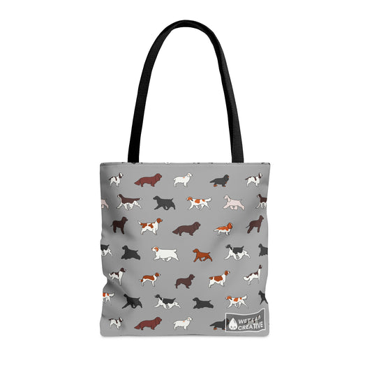 Spaniel Breeds Tote Bag