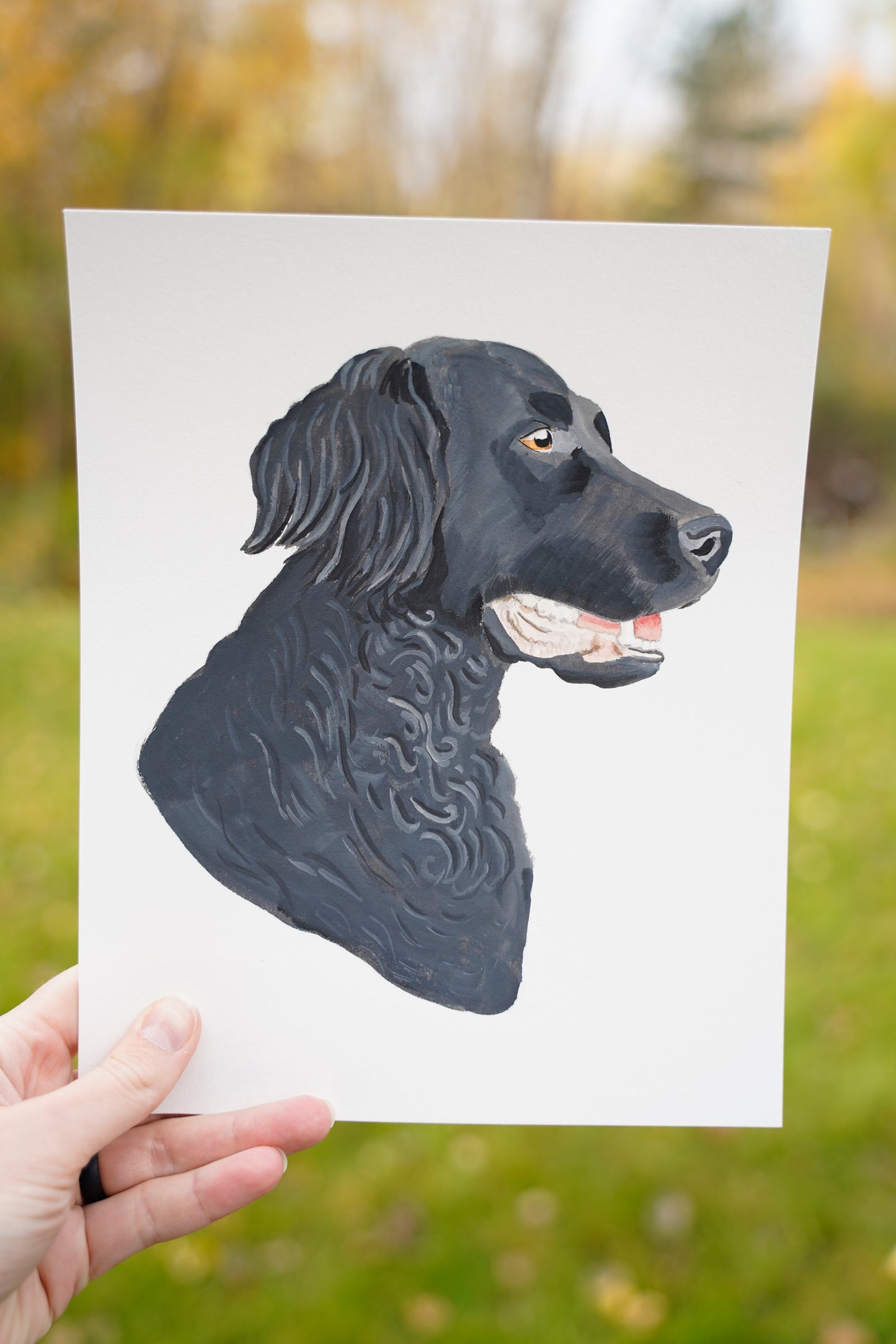 Single Pet or Multi-Pet Portrait 8X10" Paper