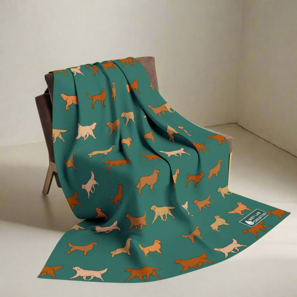 Golden Retriever Arctic Fleece Blanket