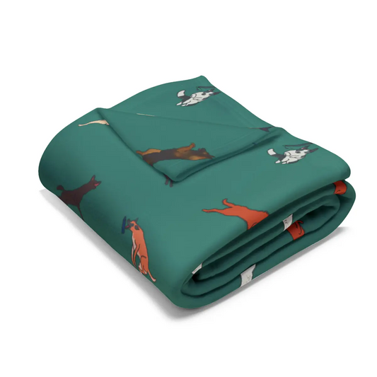 Dock Diving Arctic Fleece Blanket