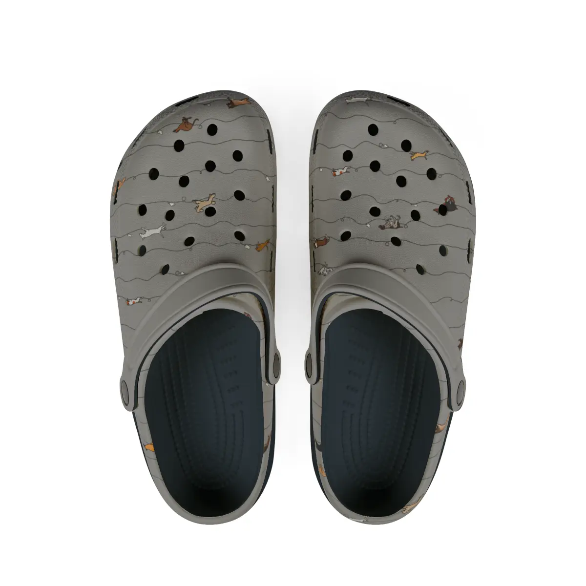 FASTcat Lure Coursing | EVA Foam Clogs Crocs Shoes in White, Gray, Lavender and Dusky Blue