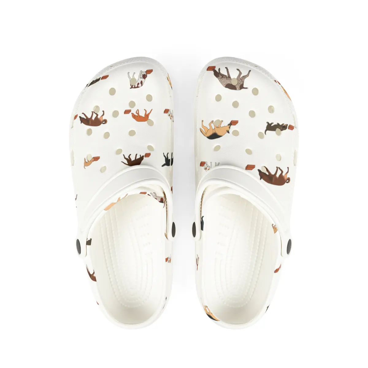 Scent Work Pattern | EVA Foam Clogs Crocs Shoes in Black Gray White and Lavender