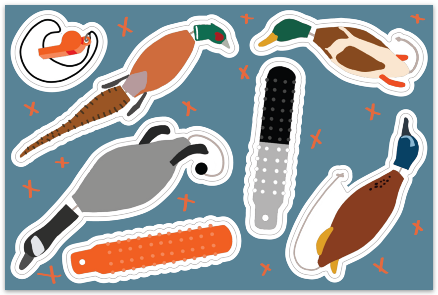 Retriever Training Sticker Sheet