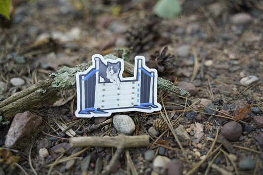 Border Collie Dog Sport Agility 3" Die Cut Vinyl Sticker Decal: Durable Matte-Finish