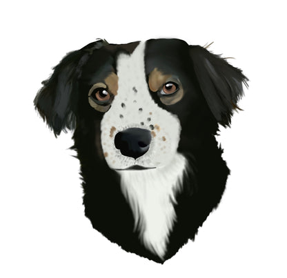 Custom Digital Pet Portrait