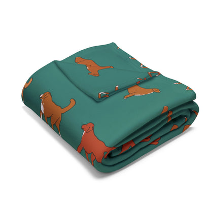 Nova Scotia Duck Tolling Retriever Arctic Fleece Blanket