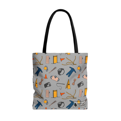 Bite Sport Tote in Grey, Black, Teal and Pink