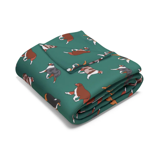Australian Shepherd Aussie Arctic Fleece Blanket
