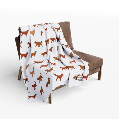 Nova Scotia Duck Tolling Retriever Arctic Fleece Blanket
