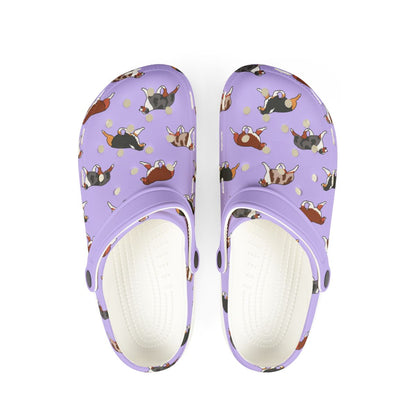 Australian Shepherd Aussie EVA Foam Clogs - Dog Breed Slip-On Shoes