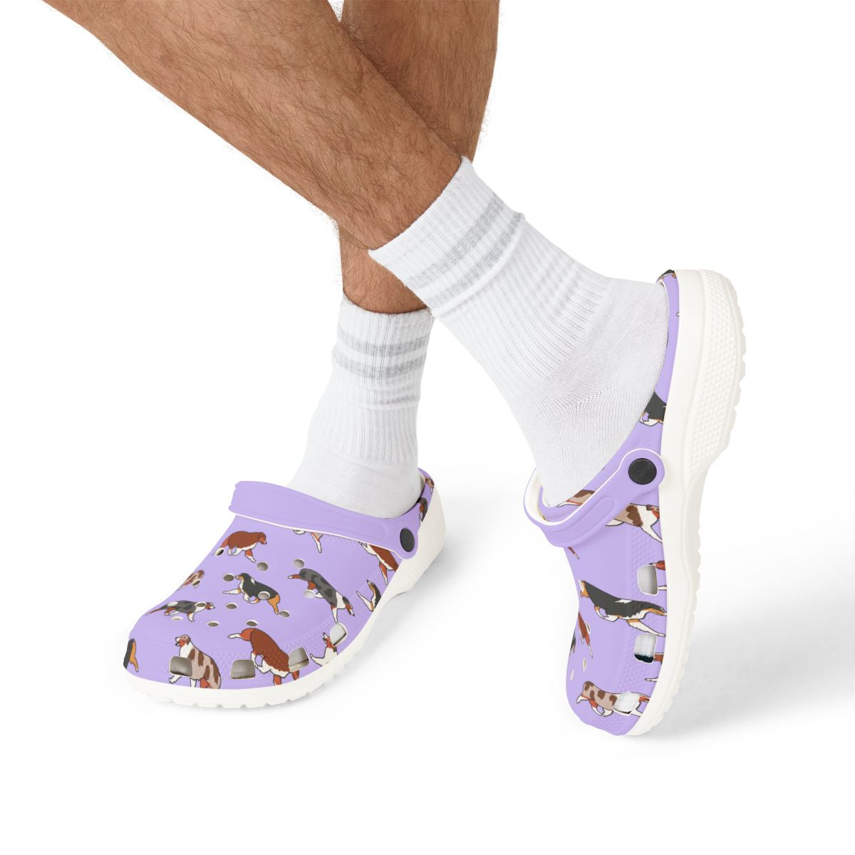 Australian Shepherd Aussie EVA Foam Clogs - Dog Breed Slip-On Shoes