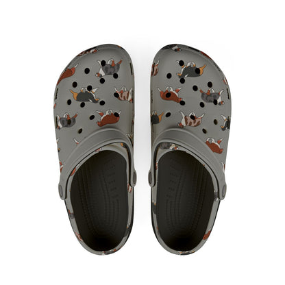Australian Shepherd Aussie EVA Foam Clogs - Dog Breed Slip-On Shoes
