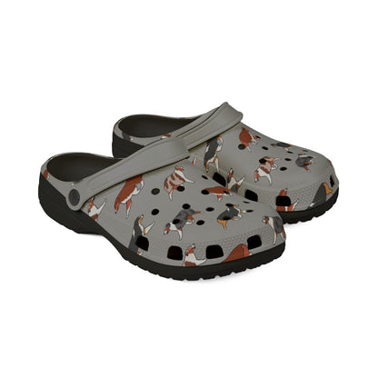 Australian Shepherd Aussie EVA Foam Clogs - Dog Breed Slip-On Shoes