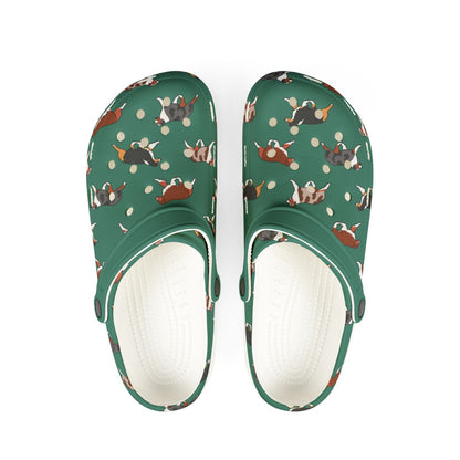 Australian Shepherd Aussie EVA Foam Clogs - Dog Breed Slip-On Shoes