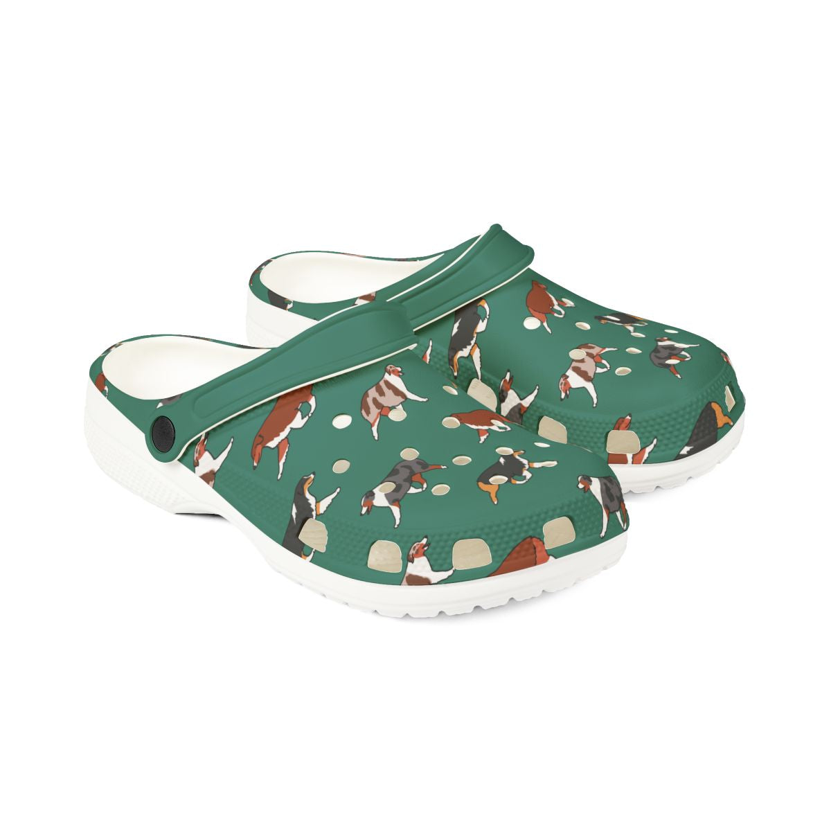 Australian Shepherd Aussie EVA Foam Clogs - Dog Breed Slip-On Shoes