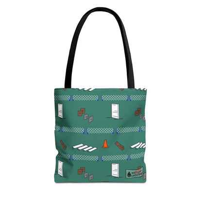 Obedience Dog Sport Canvas Tote Bag