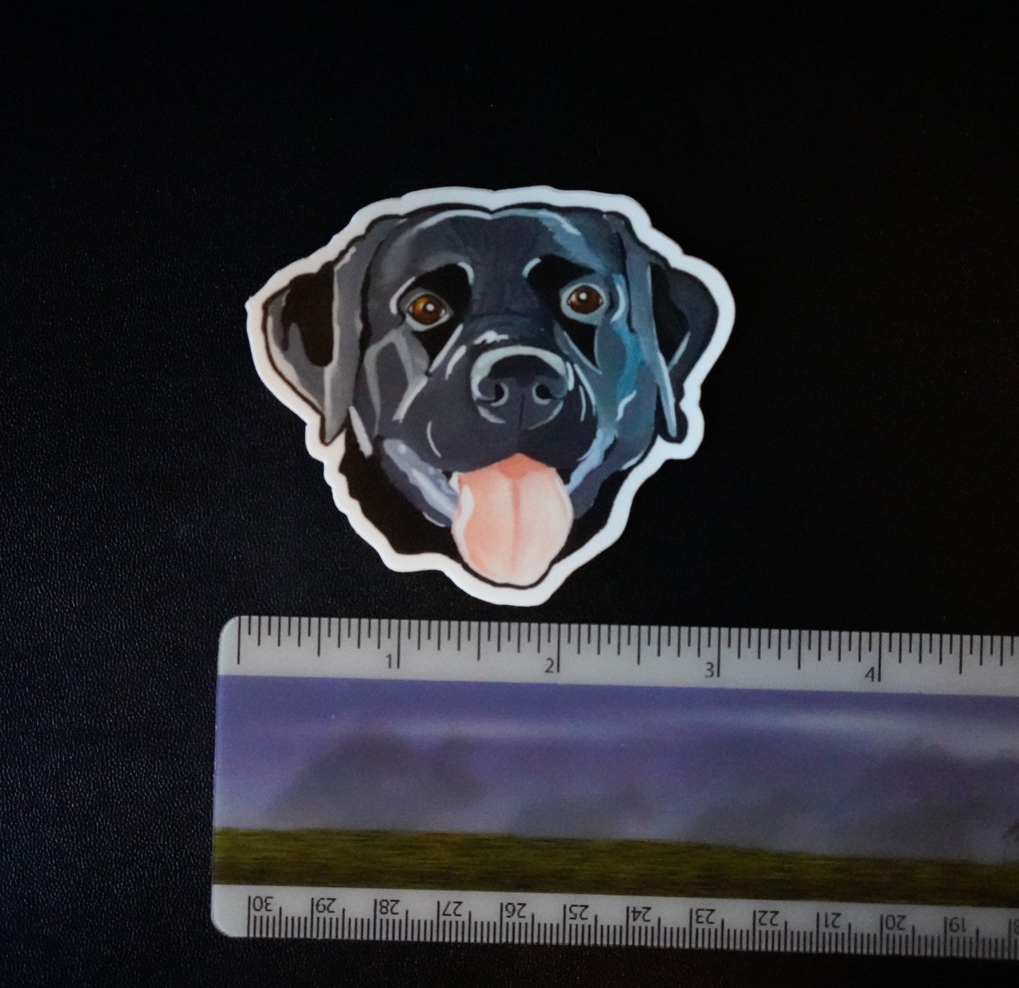 Labrador Dog 3” Die Cut Vinyl Sticker Decal: Durable Matte-Finish